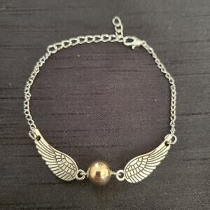 Harry Potter Golden Snitch themed bracelet